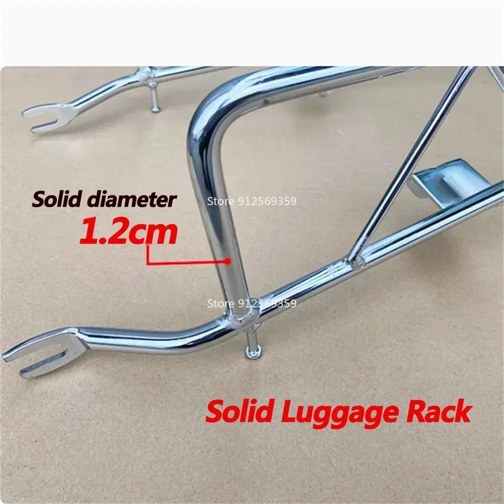 For Suzuki Crown GN250 GN125 Thick Rear Shelves HJ125-8 GN 250 Crown Thick Solid Rear Shelves Rear Box Shelves
