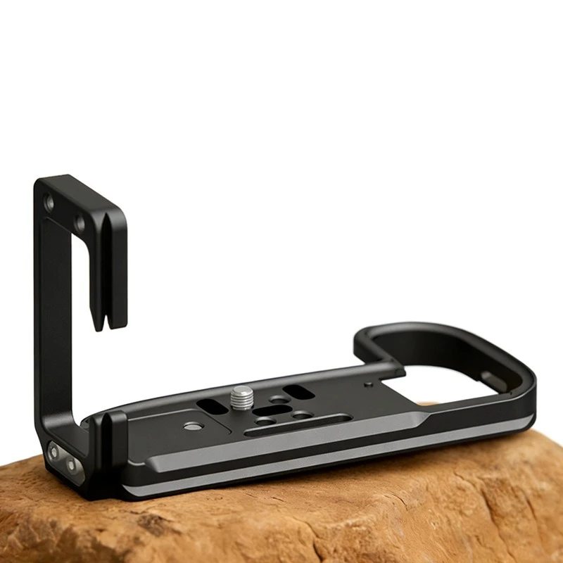 

For Canon EOS R5/R6/R6II/R5II/R6III/R5C Aluminum Alloy L-Bracket with Quick Release Plate for Mount on Tripod Stabilizer