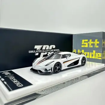 ** Pre-order ** TPC 1:64 Regera white diecast model car