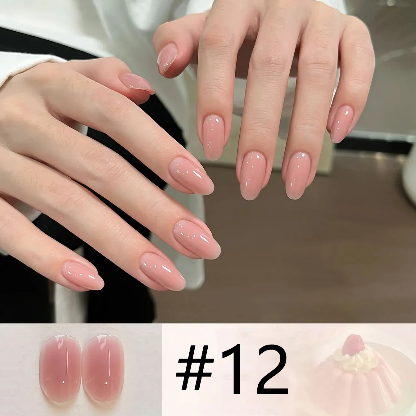 2026 Beliebter Icy Jelly Nagelgel-Lack, Makronen-Pastellfarbenes Transparentes Nagelgel, Cremige Textur, Aushärtbares UV-Gel für Nagelstudios – Detail 13