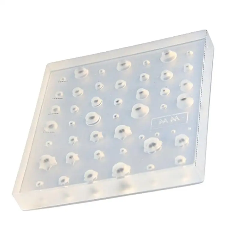 Unique Flower Earring Craft Mold Flexible Silicone For Resin Clay Art Creations