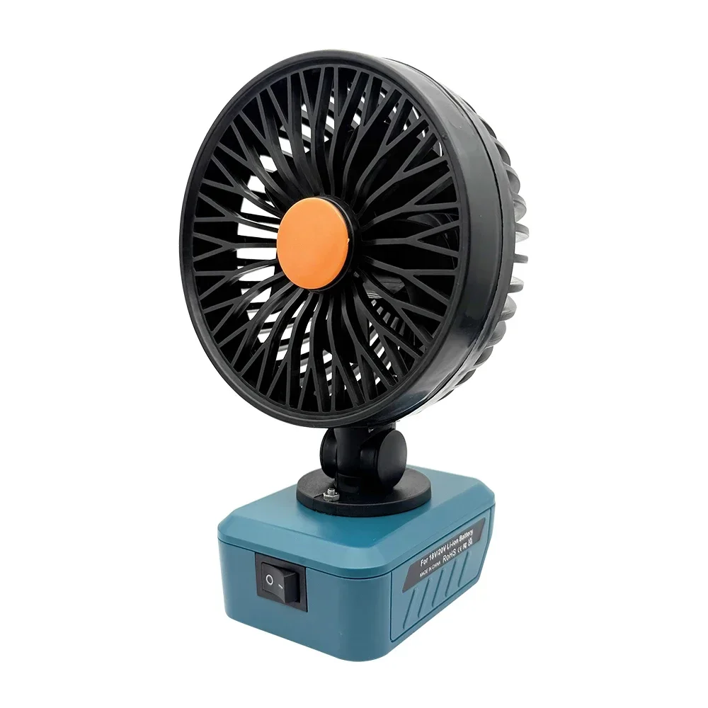 Elektrowerkzeugteile BL1830 USB TypeC Ladegerät Power Bank Elektrischer Lüfter Desktop-Tischventilator für Makita 18V Li-Ionen-Akku BL1815 BL1860