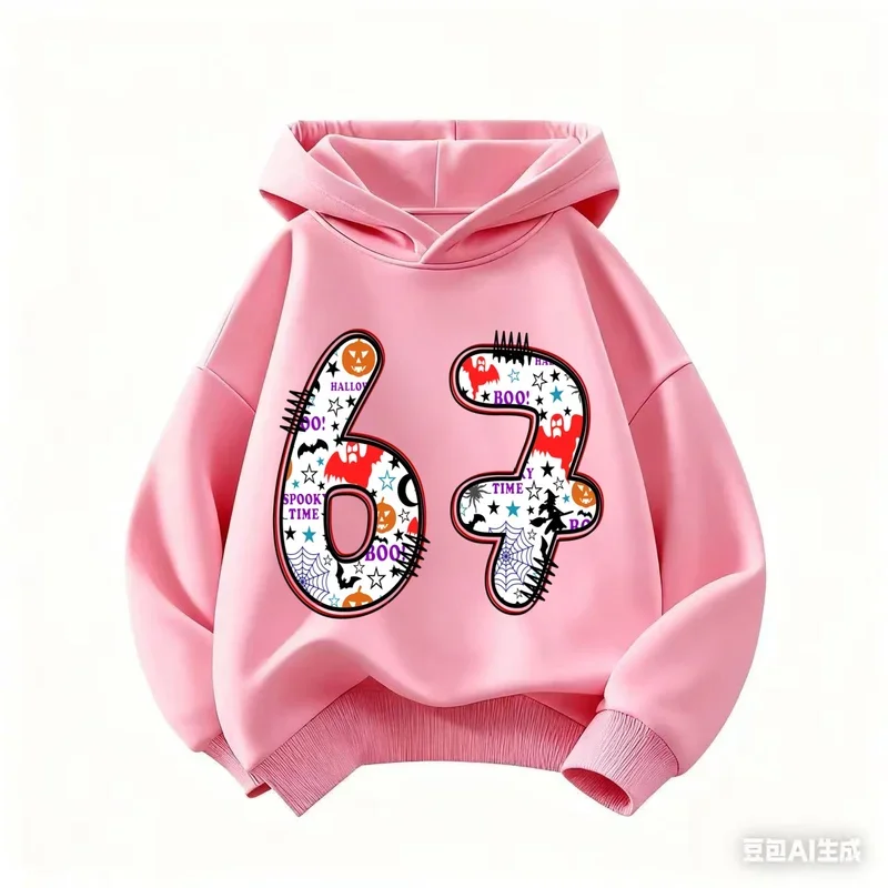 67 طفل الآيس كريم بالتنقيط ميمي مضحك ستة سبعة الجنرال ألفا العام هوديس 6-7 بنين بنات الشتاء هوديس