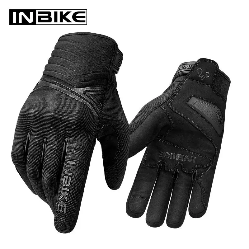 

INBIK Winter Motorcycle Gloves Men's Motorcycle Riding Touch Screen Anti-fall Breathable Rider Equipment