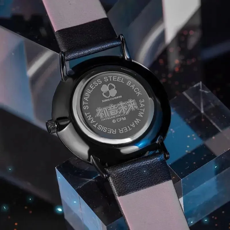 

qa156Hatsune Miku аниме периферийные креативные милые мультяшные двумерные зеркальные звуковые звонки студенческие светодиодные электронные часы gi