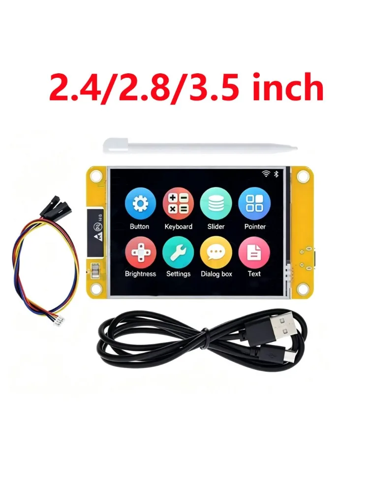 Płytka programistyczna ESP32 z modułem WiFi i Bluetooth, wyświetlacz LCD TFT o przekątnej 2,4/2,8/3,5 cala, rozdzielczość 240*320, inteligentny ekran dotykowy. — zdjęcie produktu 2
