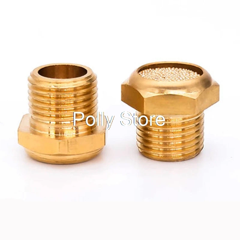 1Pc Exhaust Muffler Male Thread M5 1/8