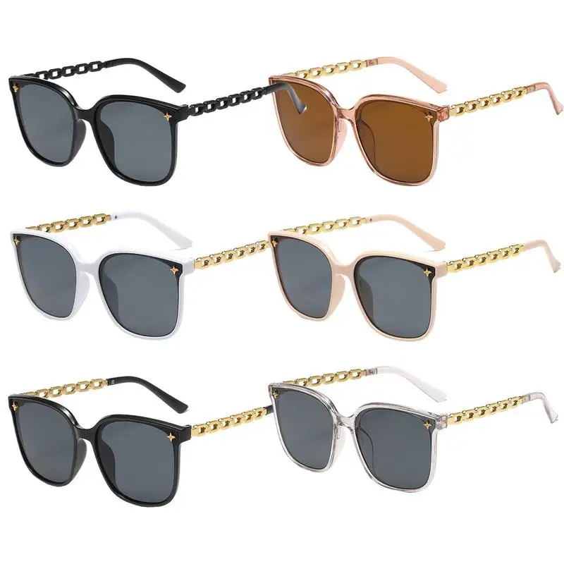 Sunglasses Womens Trendy Classic Retro Womens Sunglasses Fashion Vintage Eyewear UV Protection for Girls Driving Festival