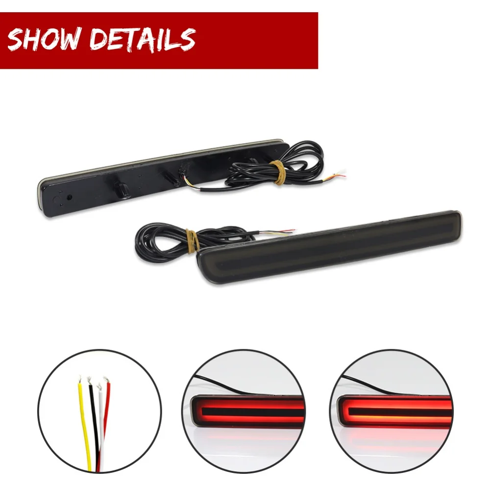 Rear Bumper Reflector Tail/Brake Lights Fog Lights LED Turn Signal Lights For Land Rover Discovery 3 LR3 4 LR4 Range Rover Sport