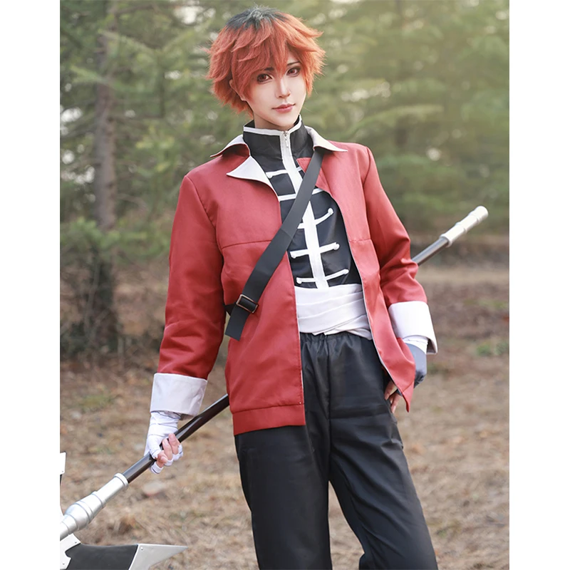 

Sousou No Frieren Stark Cosplay Costume for Adult Men Women Fantasia Disguise Top Pants Belt Outfit Fantasy Halloween Costumes