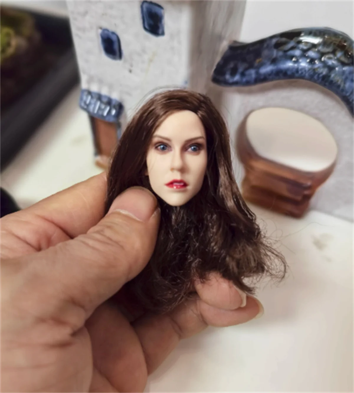 

Масштаб 1:6, блед Скарлетт Джонссон, женская голова, скульптура, нежная краска, модель солдата, масштаб 1/6, экшн-фигурка, игрушки для тела, кукла