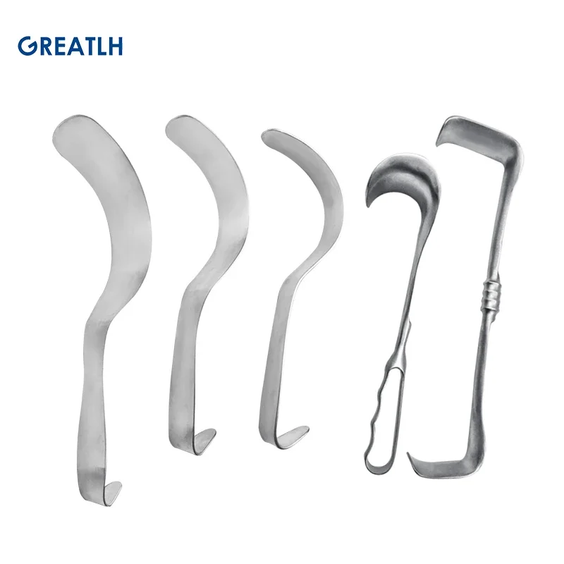 Stainless Steel Appendix Retractor S Retractor Large Abdominal Hook Deep Thyroid Hook 20cm/25cm/28cm/30cm