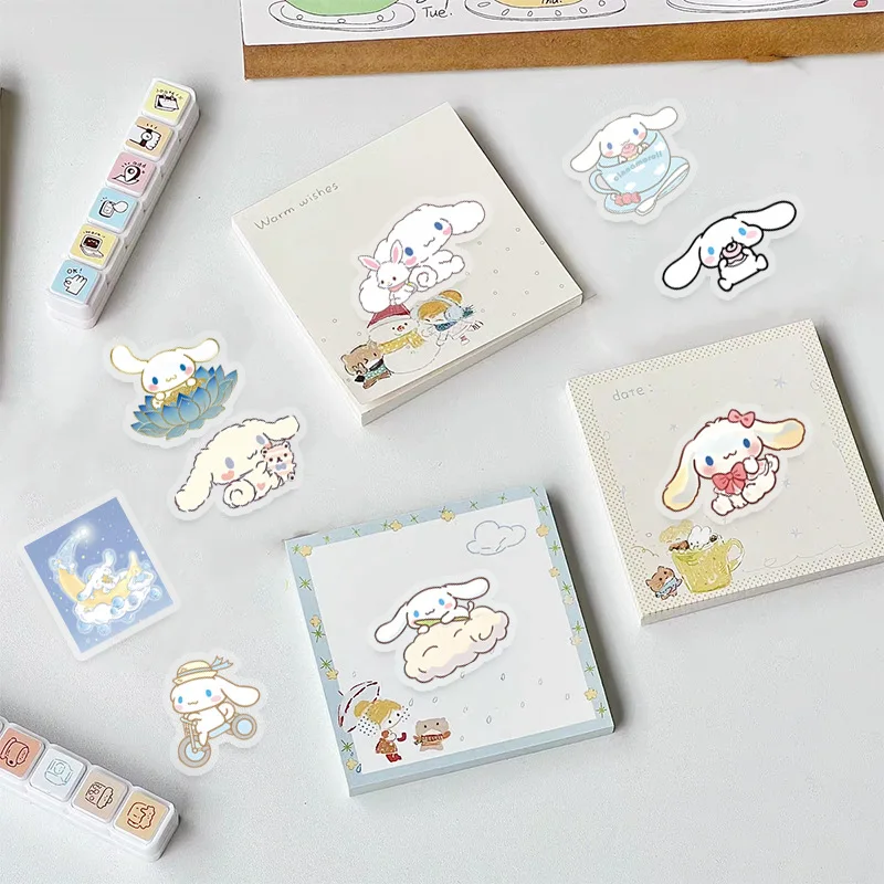 

10/30/50PCS Cute Cinnamoroll Transparent PET Sticker DIY Phone Laptop Luggage Skateboard Graffiti Decals Fun for Kid