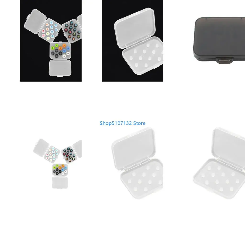 87HD Silicone Earbud Eartips Storage Case for Gym, Office, and School Active Users