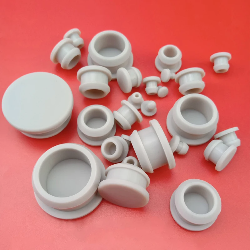 1-10pcs Snap-on Silicone Rubber Cap 2.5-60mm T Type Hole Plug Cover Blanking End Cap Tube Inserts Bung Seal Stopper Sealing Plug