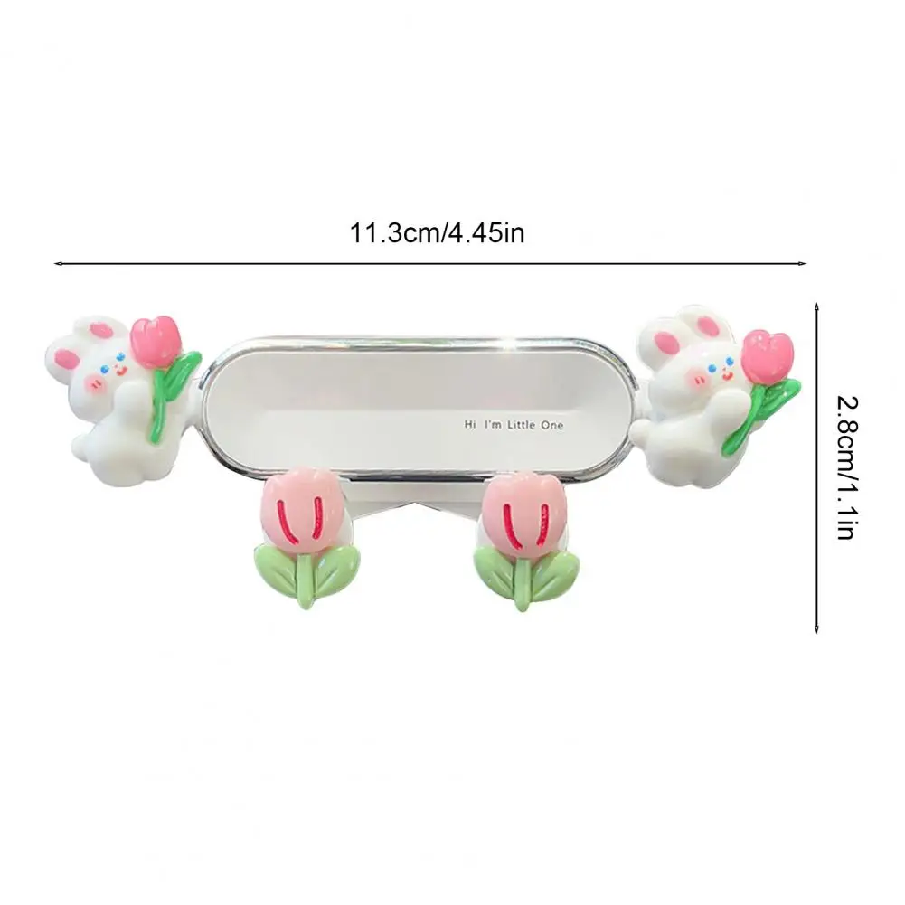Cute Cartoon Air Vent Phone Holder Car Mount Universal Phone Mount  Easy One-Hand Operation Fun Dashboard Accessory 자동차 전화 홀더