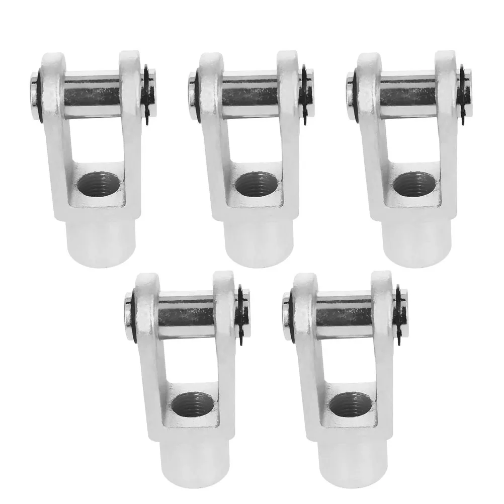 

5Pcs Air Cylinder Rod Clevis with Female Thread Strong Bending Resistance Y Joint Connector for Standard Mechanical Linking in