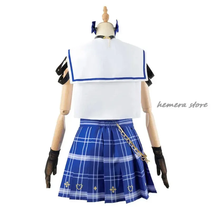 بدلة ألعاب Vtuber Nijisanji Ike Eveland/Maria nette زي جميل زي تنكري لحفلة الهالوين زي لعب الأدوار