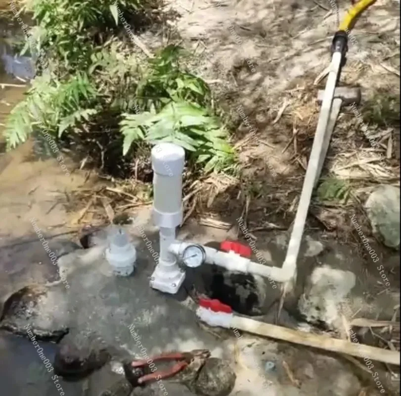 

Гидравлический насос-помпа для высоконапорного забора воды без электричества и топлива, автономный, для сельскохозяйственного орошения ферм и горных угодий