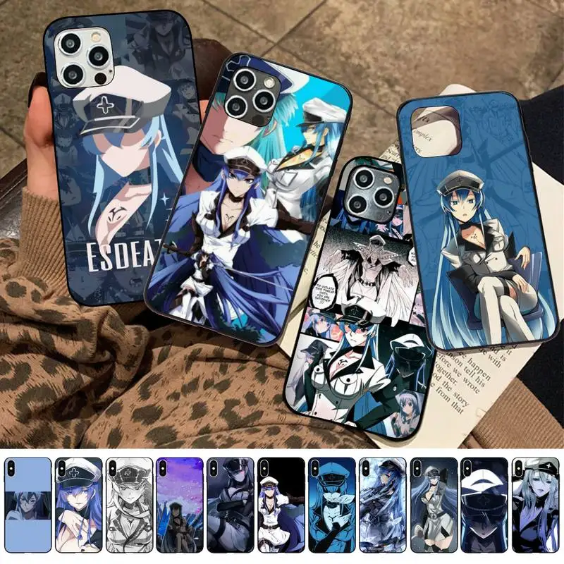 MaiYaCa Esdeath Akame ga Kill Japanese Anime Phone Case for iPhone 11 12 13 mini pro XS MAX 8 7 6 6S Plus X 5S SE 2020 XR case