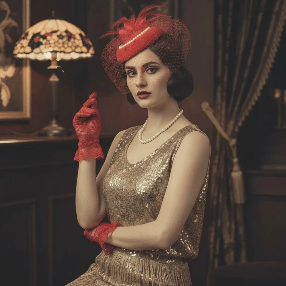 

Изысканная сетчатая повязка на голову с перьями для коктейльной вечеринки, милая винтажная шляпа-чародей с жемчугом, официальная шляпа, элегантные аксессуары для волос 1920-х годов, женские аксессуары