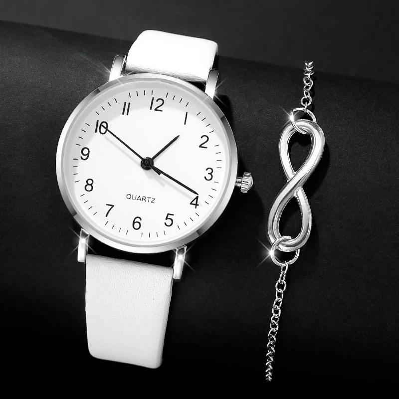 2Pcs Retro Fashion Versatile Watch Set, Perfect Gift For Family And Friends On Valentine's Day, Christmas, Halloween.