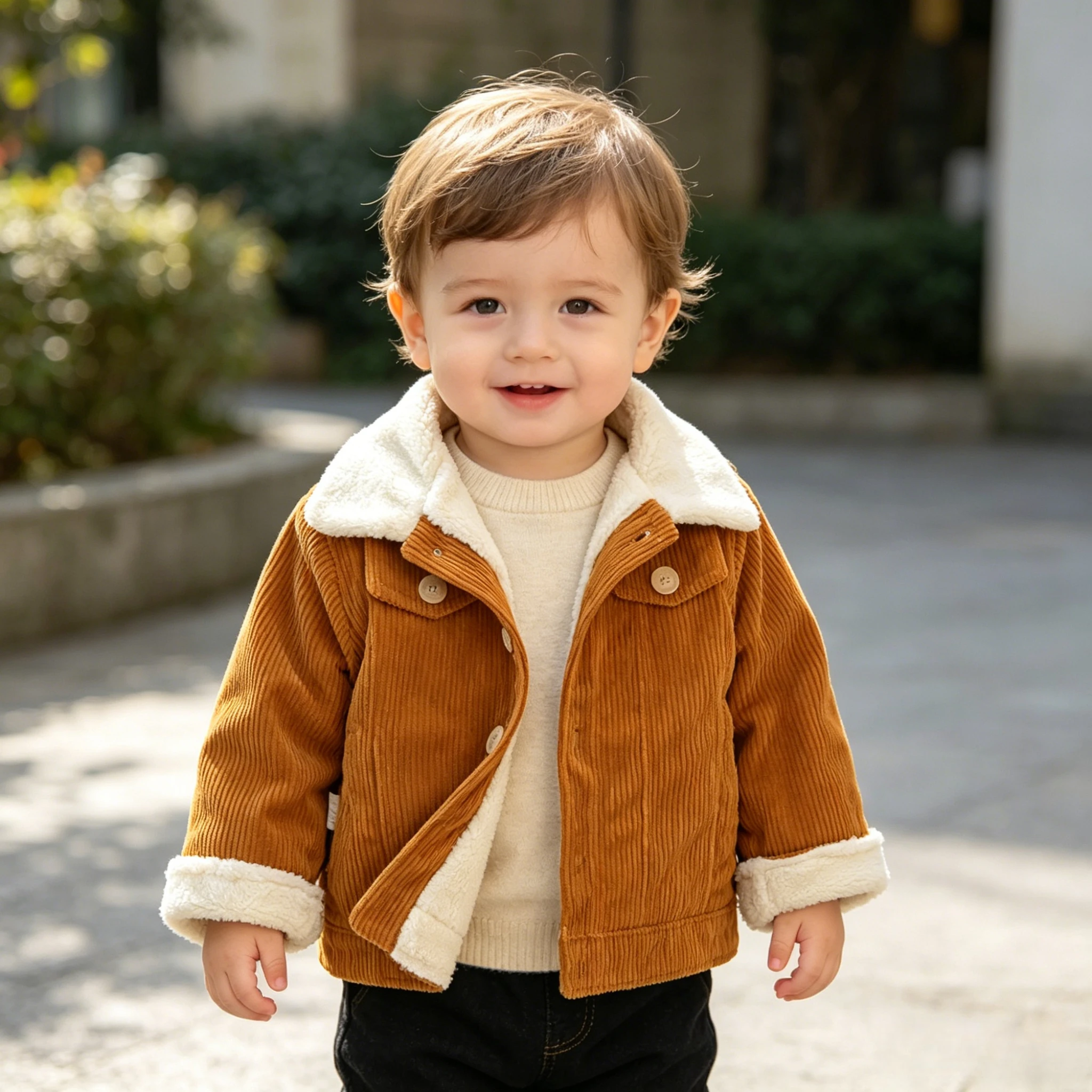 New Autumn & Winter Kids Fleece Warm Coat