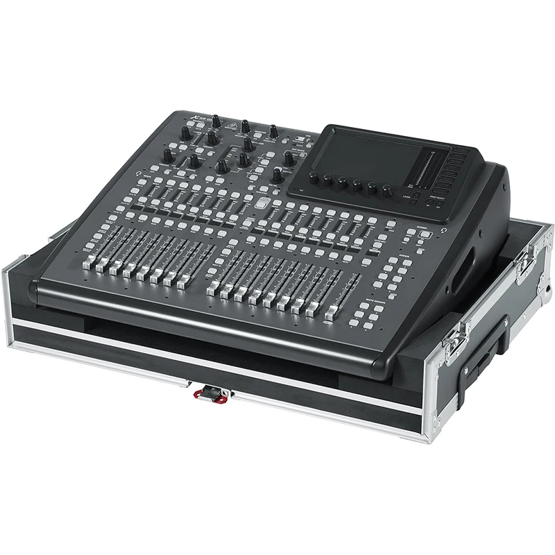 Estojo de transporte para mesa de mistura Behringer X-32 Compact, em alumínio, resistente e para viagens.