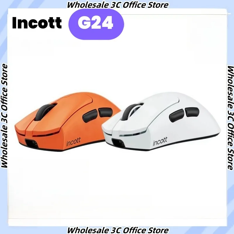 

Беспроводная игровая мышь Incott G24 Pro, 2 режима, Экономная мышь Paw3950, поддержка приемника 8k, 32000dpi, игровая мышь в подарок