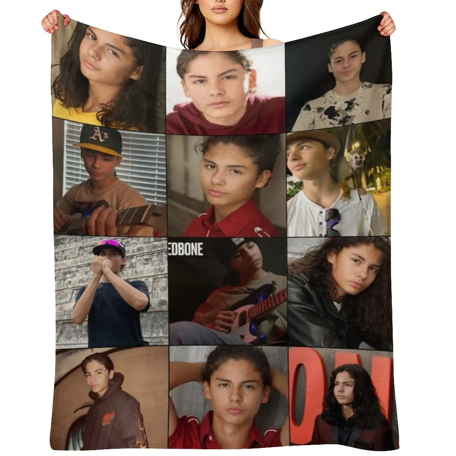 

Miguel Cazarez Mora Photo Collage Art Throw Blanket Giant Sofa Luxury Brand Tourist Blankets For Baby Blankets
