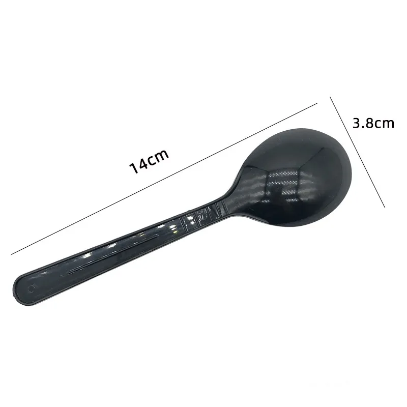 لون كستينج ملعقة طلاء البلاستيك نموذج عسكري فردي التعبئة 10 لعبة هواية أسود/أبيض DIY