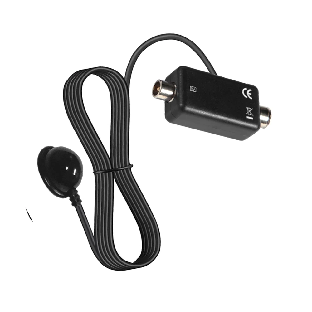 UHF TV LINK Modulator AV إلى RF Converter IR موسع مع 21 قناة عرض PAL/NTSC اختياري بلاستيك عالي الجودة