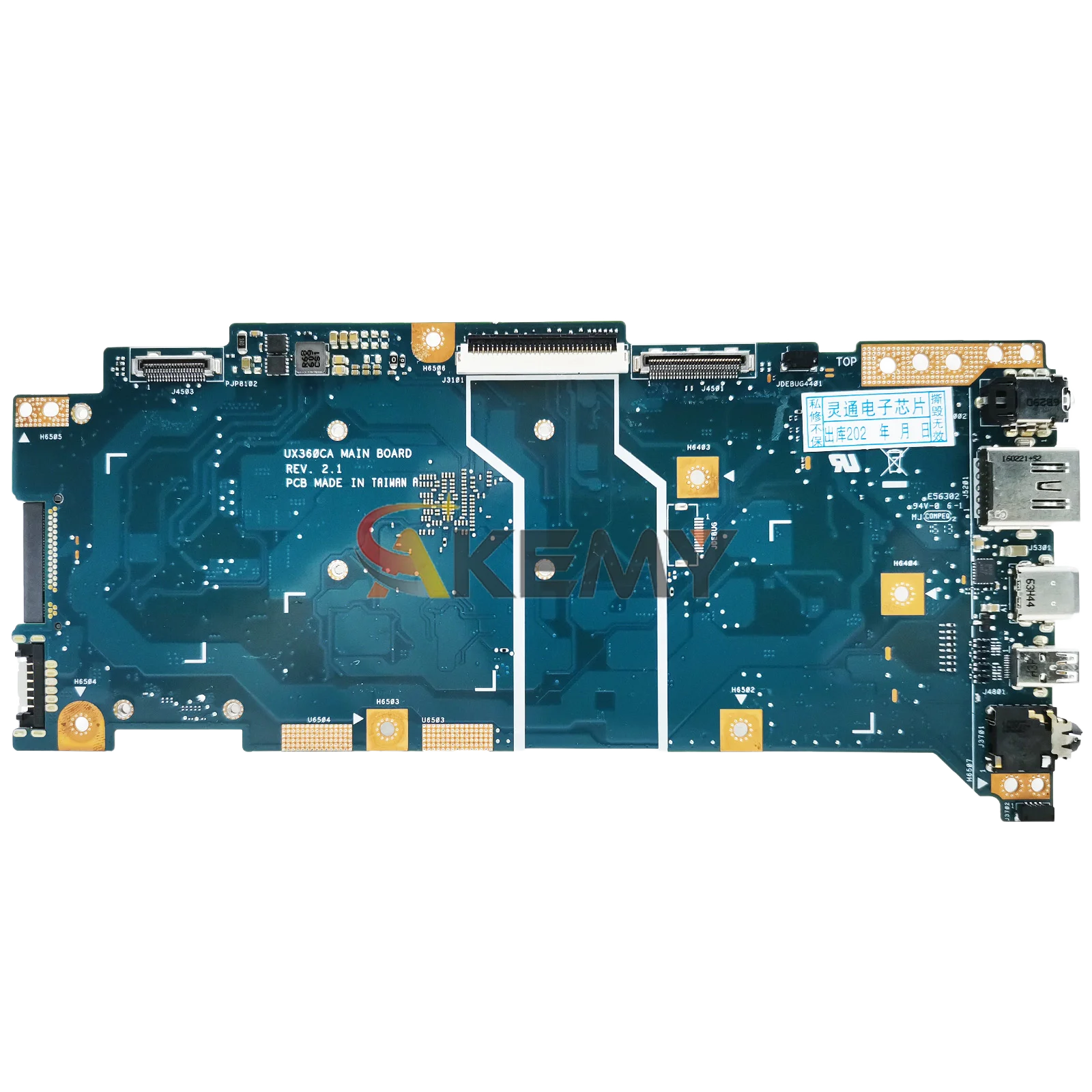 Ux360ca placa-mãe do portátil para asus zenbook ux360c tp360c ux360ca u306c notebook mainboard com i3 i5 i7 cpu 100% testes ok stk