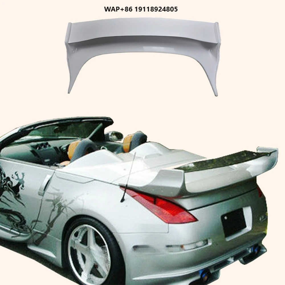 

Car Body Kit Rear Wing for Z33 2003-08 350Z(Convertible Only) VR Rear Spoiler Fiberglass Unpaint