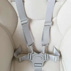 Cinto de segurança para carrinhos, Cross-Shaped Design, arnês de 5 pontos para o bebê Cadeira de jantar para criança Assentos de carro