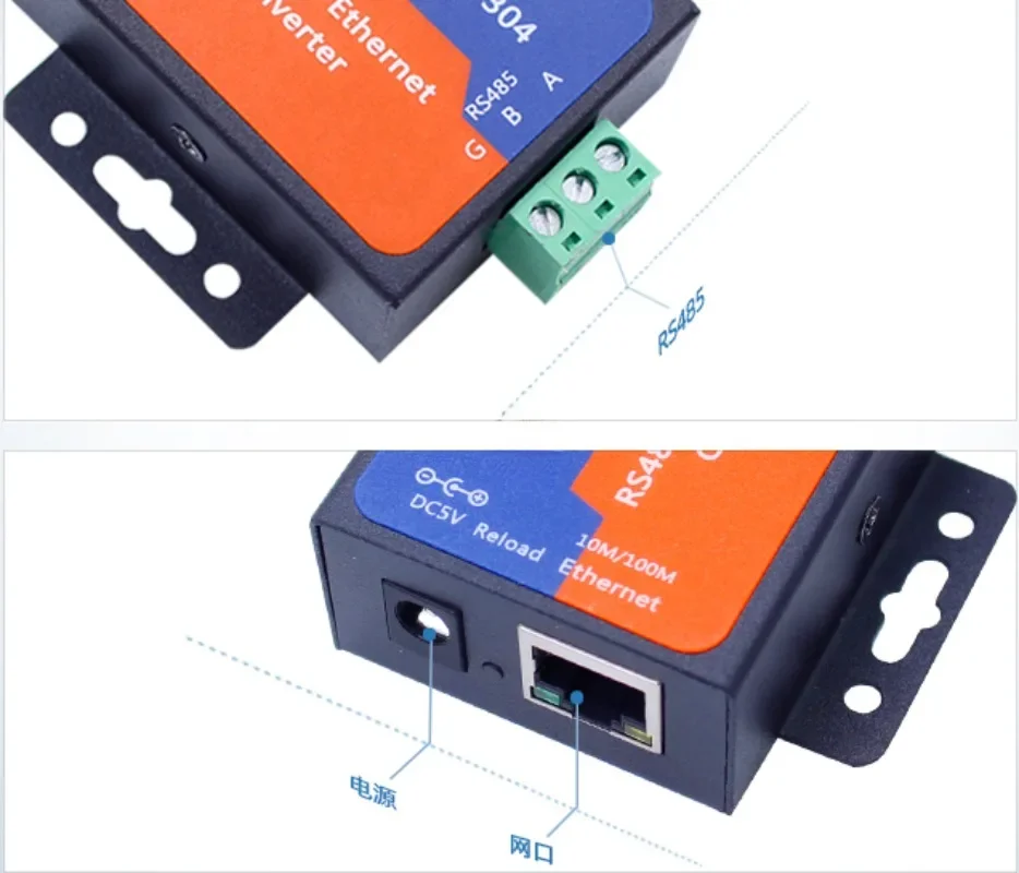 RS485 to Ethernet Modbus gateway network port TCP/IP to serial port IoT module TCP232-304