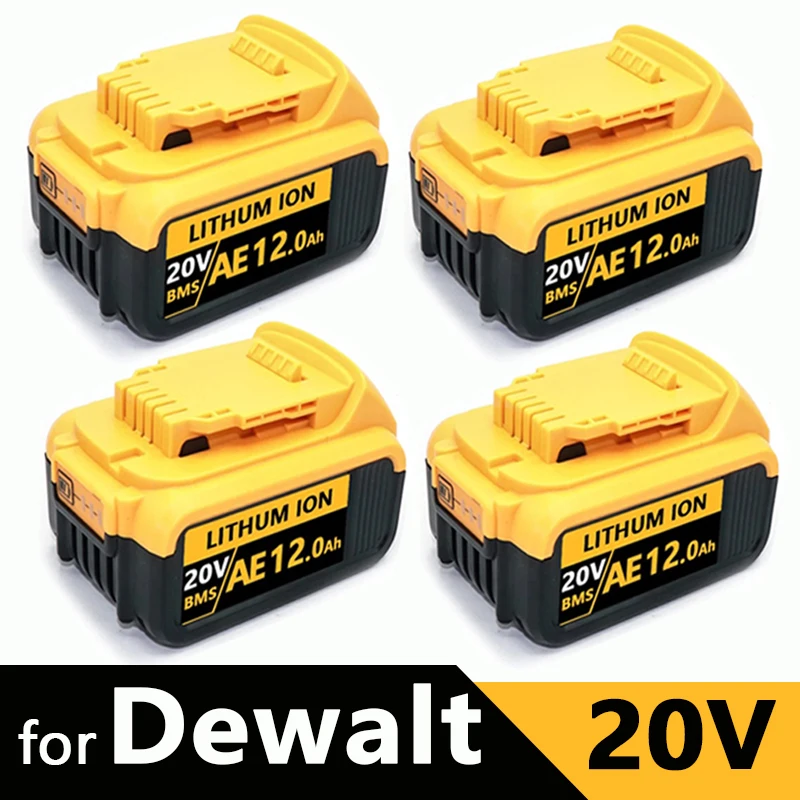 DCB200 20V 8000mAh Lithium Replacement Battery For Dewalt 18V DCB184 DCB200 DCB182 DCB180 DCB181 DCB182 DCB201 DCB206