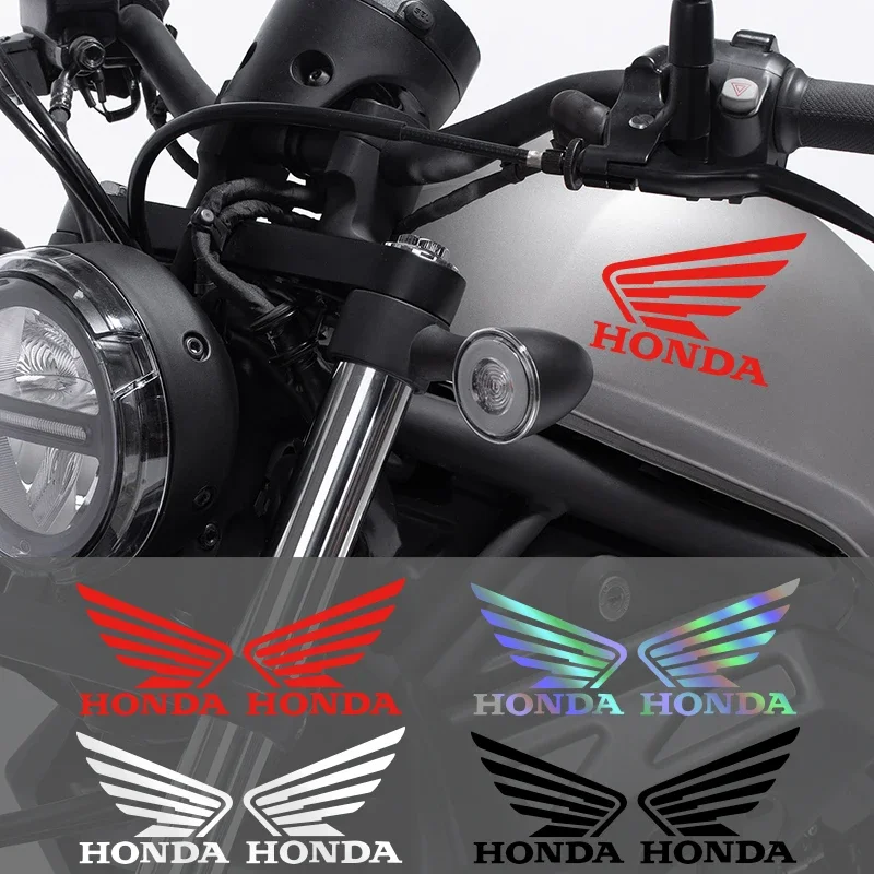 1 pair For Honda CBR1000 CBR600RR CBR650R CB1000R CB1100 CB650F CBR300R VFR1200 motorcycle Waterproof Reflective Stickers