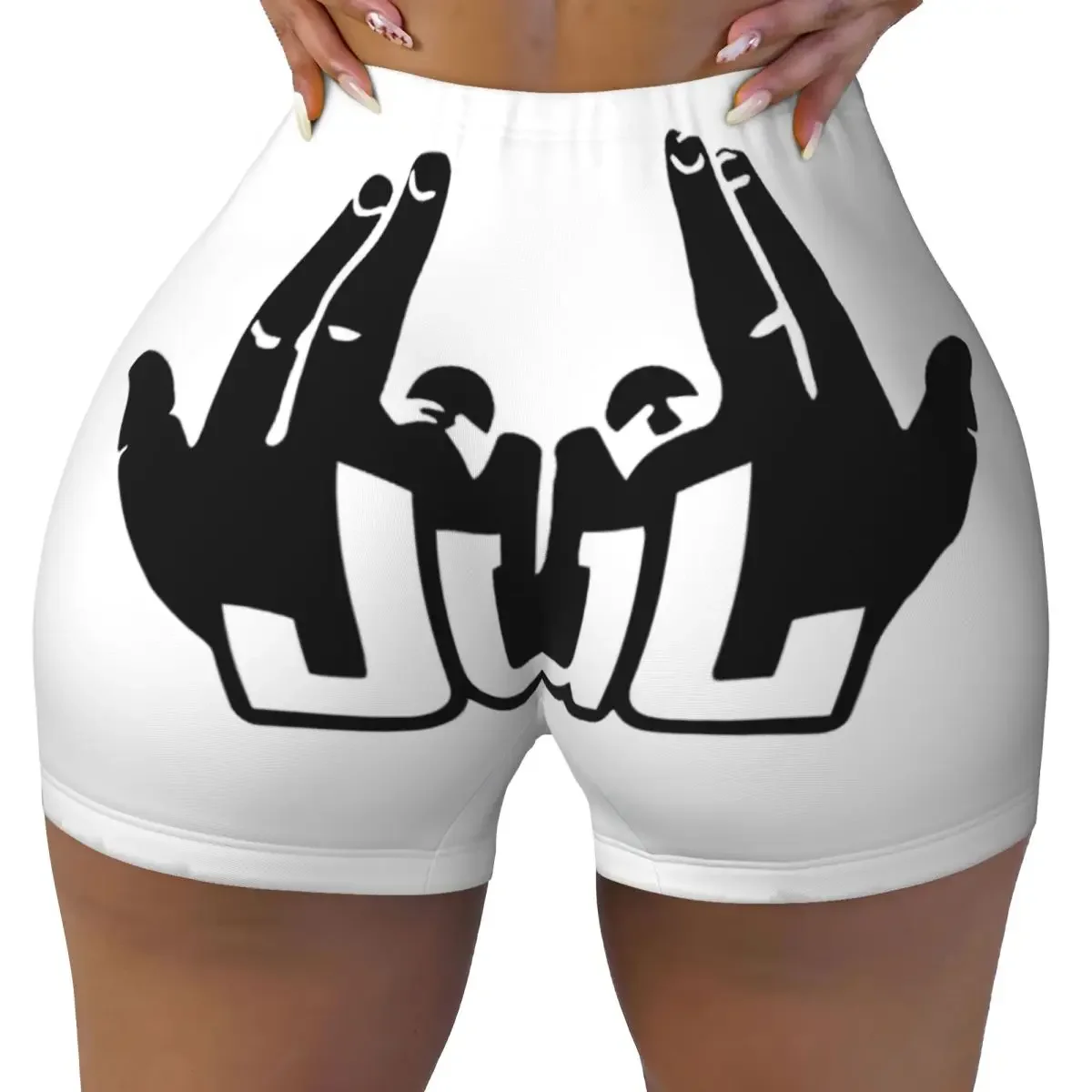 Custom Jul Women Gym Workout Running Shorts Athletic Volleyball Biker Yoga Shorts