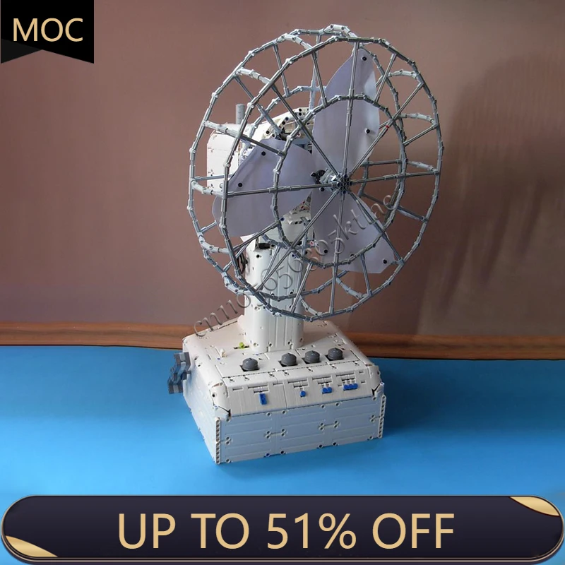 

4348 PCS MOC Household Appliance Series Desktop Fan Model DIY Building Brick Creative Assembly Educational Toy Kid Surprise Gift