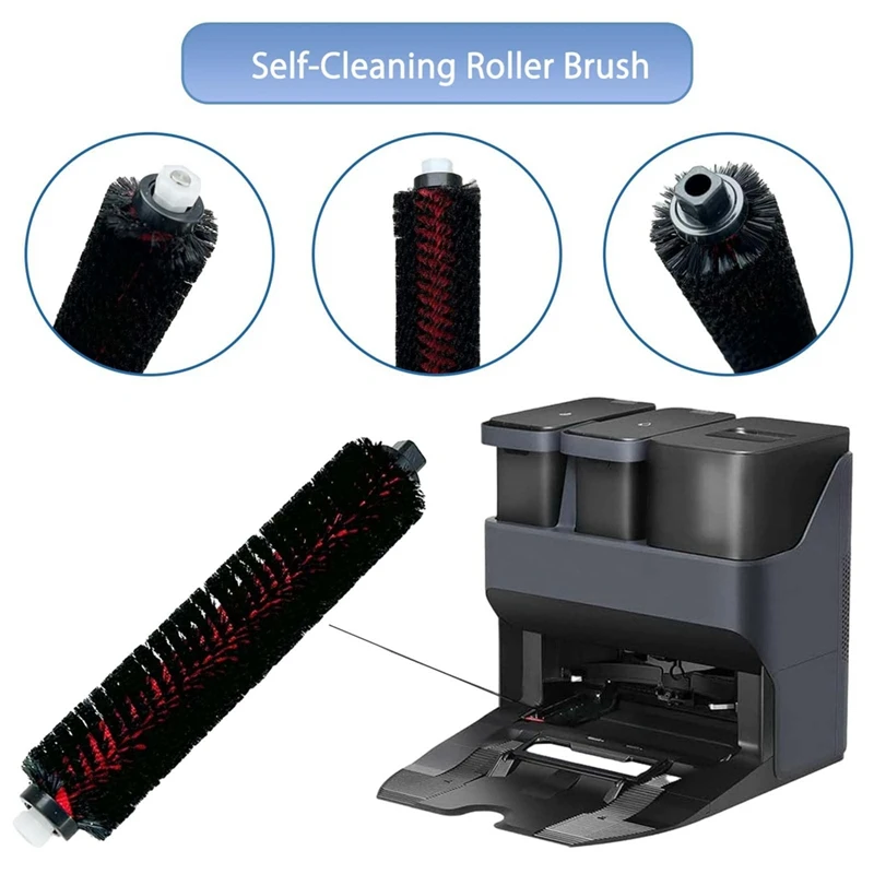 AT64 For Roborock S7 Pro Ultra/S7 Maxv Ultra/G10S Vacuum Base Station Filter Sinks Parts High-Speed Dock Self-Cleaning Brush