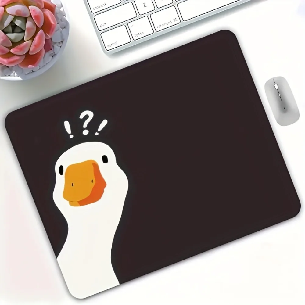 Entzückendes Enten-Gaming-Mauspad |   Rutschfeste Gummibasis, glatte Gleitoberfläche, Schreibtischzubehör für Büro, Laptop, Desktop