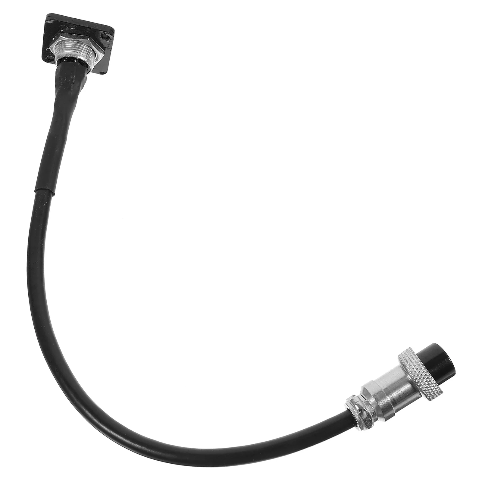 

8Pin Xlr Male To Female Panel Mount Cable For Conference Microphone Audio Extension Sturdy Metal D-Shape Round Hole Mic Wire