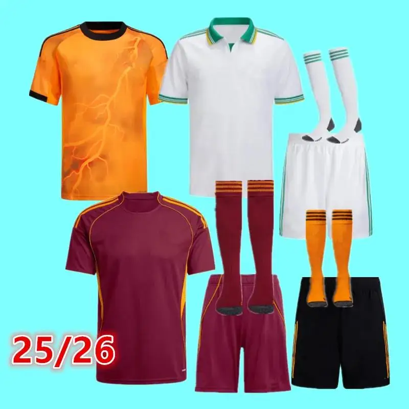 

Nuova maglietta per adulti Romaes per bambini Personalizzata 25 26 Romaes Camicia per adulti kit sportivo per bambini 12-16 gior