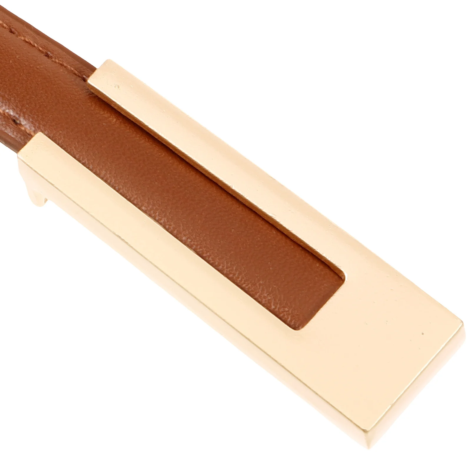 

Vintage PU Thin Adjustable Waist Belt Women Dress Casual Jeans Clothing Accessory PU Thin Belt