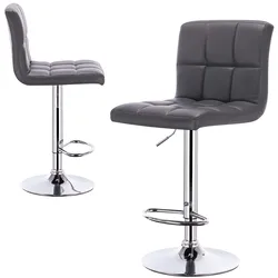 1 pz moderno bancone sgabelli da Bar di design sgabello da Bar girevole con schienale regolabile in altezza Pub cucina sedia da Bar casa