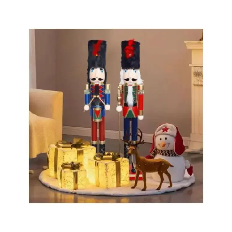 Factory Price Christmas resin nutcracker statue soldier Custom life size