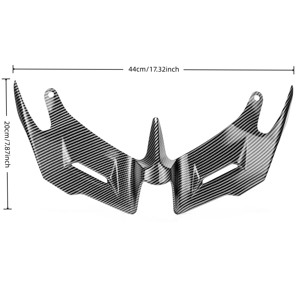 Aerodynamische Winglets, pneumatischer Frontverkleidungsflügel, untere Flügelabdeckung, Schutz für Motorradspoiler für Yamaha YZF R3 R25 2014–2018 – Detail 3
