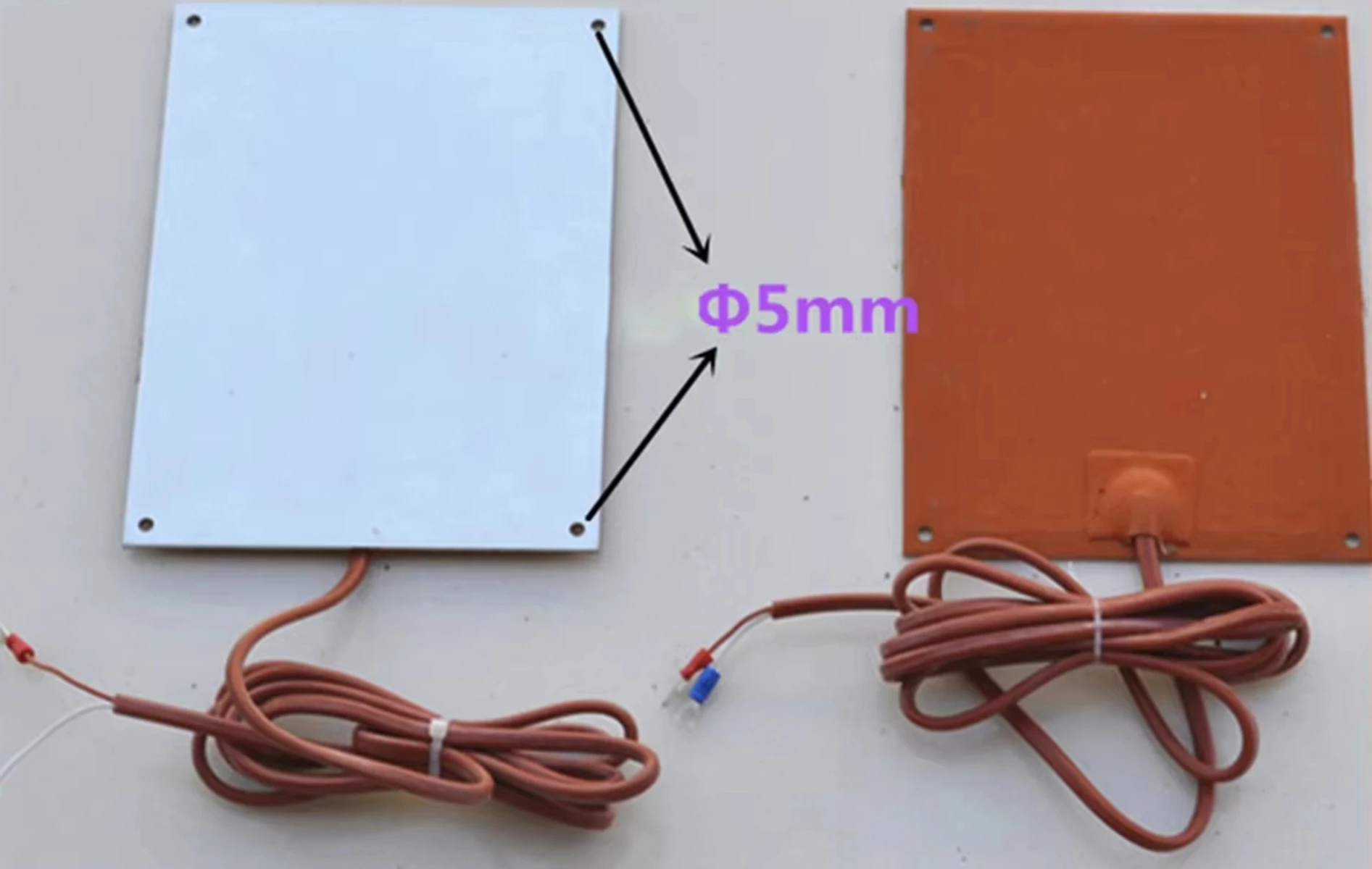 

12V 100W 100*200mm Aluminum Plate distribution Box control cabinet moisture-proof dehumidification heater Silicome heater pad