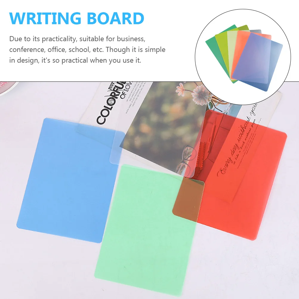 

15 шт. надежные пластиковые блокноты для письма, которые нелегко сломать, идеально подходят для школы, офиса и конференций, блокноты для рисования, доска для рисования